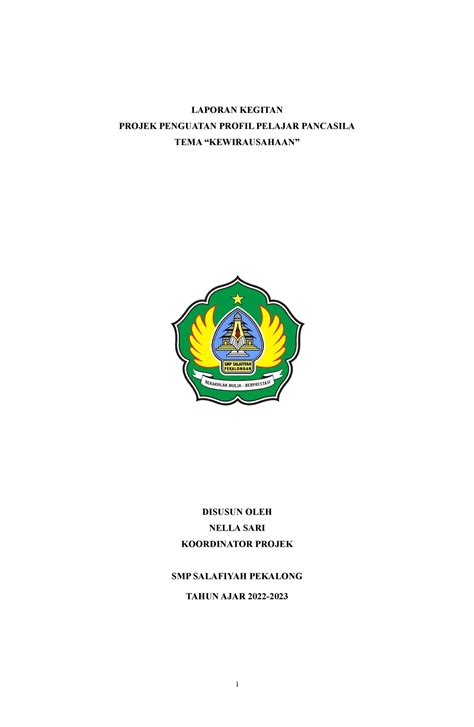 Contoh Laporan Kegiatan Serta Susunan Laporan Baik Dan Benar Ponasa