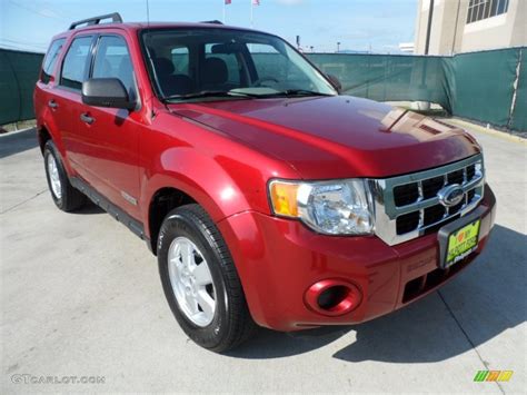 2008 Redfire Metallic Ford Escape Xls 64100521 Car Color Galleries