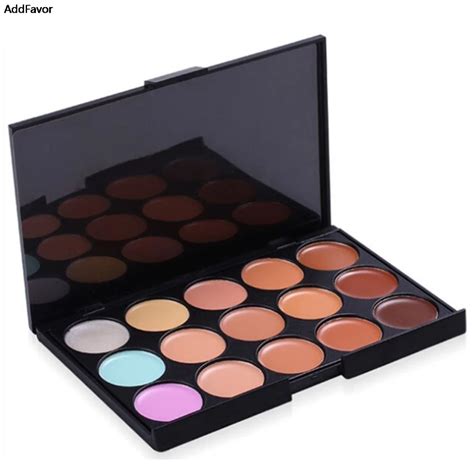 AddFavor 15 Colors Professional Concealer Palette Foundation Makeup