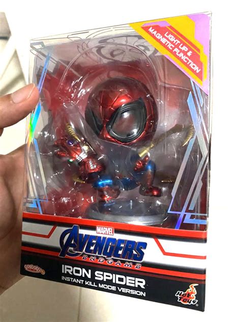 Hot Toys Cosbaby Avengers Endgame Iron Spider Instant Kill Mode Version Hobbies Toys