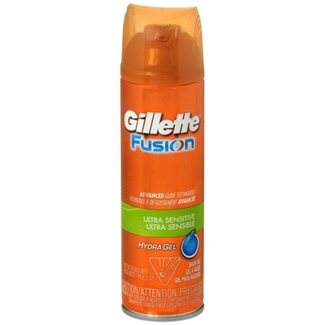 Gillette Fusion HydraGel Shave Gel Ultra Sensitive 7 OZ Medcare