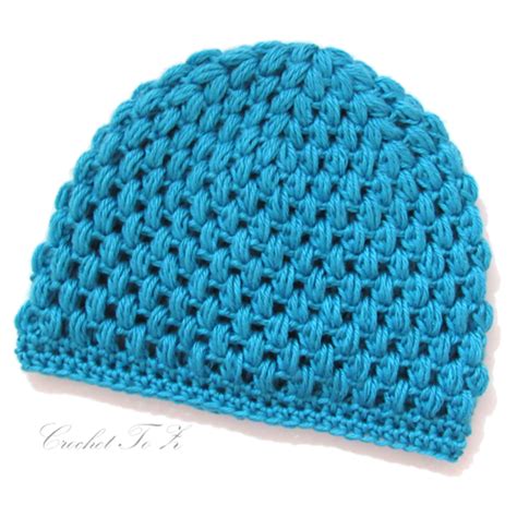 Ravelry Puff Stitch Beanie Pattern By Crochet To Z