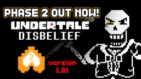 Undertale Disbelief Phase Release Trailer Youtube