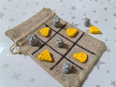 Cute Little Handmade Tic Tac Toe Game Travel T Camping Donuts Theme Teacher T