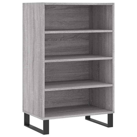 Buffet Haut Sonoma Gris 57x35x90 Cm Bois D Ing Nierie EBay