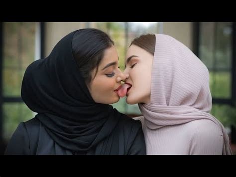 Best Muslim Hijab Girl Kisses In A Private Room Lesbian Kissing