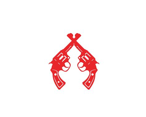 Gun vector symbol templates 595624 Vector Art at Vecteezy