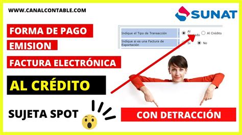 Forma De Pago Factura Electrónica Sunat Con Detraccion🔥 Actualizado