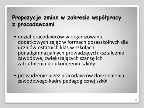 PPT Zapoznanie z kierunkiem zmian w kształceniu zawodowym PowerPoint