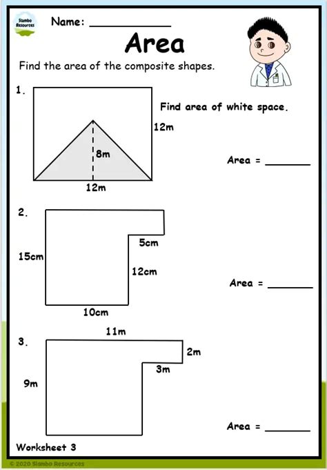 Grade 6 Area And Perimeter Worksheets Free Math Worksheets