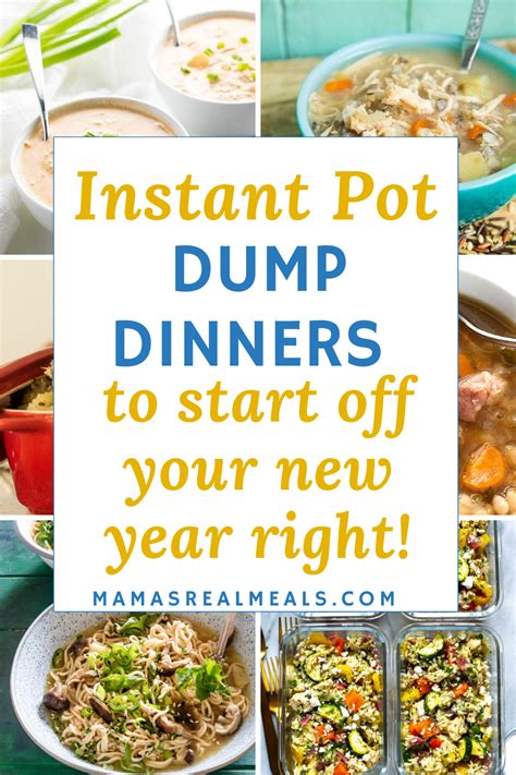 Instant Pot Dump Dinners For The Busy Mom Mamas Real Meals