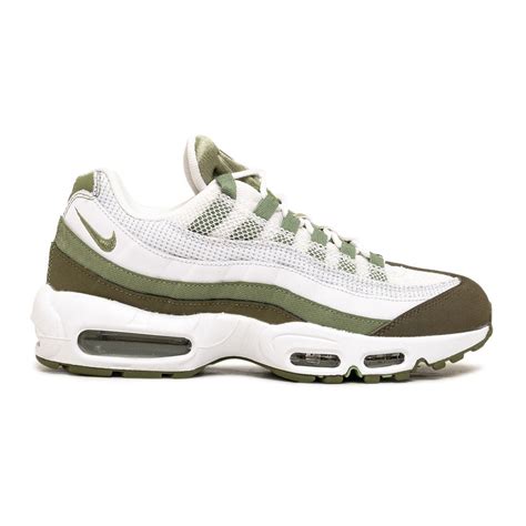 nike men air max 95 white oil green medium olive