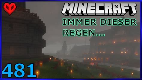 Minecraft Hardcore Deutsch Let S Play Regen Nervt 481 YouTube