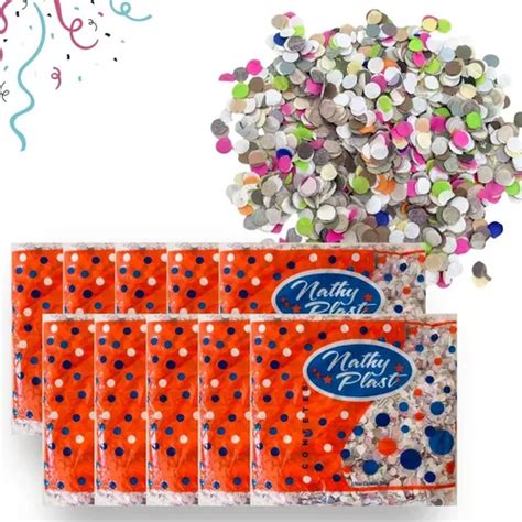 Kit 1 Kg De Confete De Papel Decoração Festa Carnaval Folia MercadoLivre