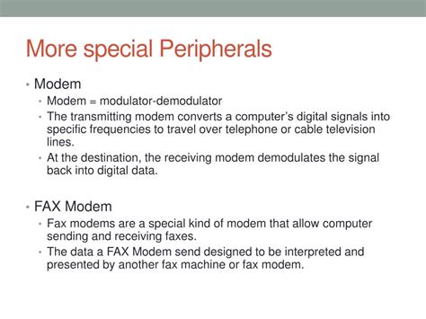 Ppt More Peripherals Powerpoint Presentation Free Download Id2405534