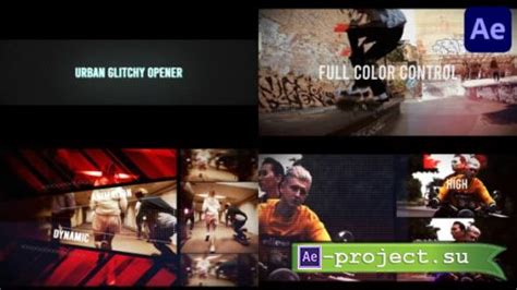 Videohive Urban Glitchy Opener For After Effects Project