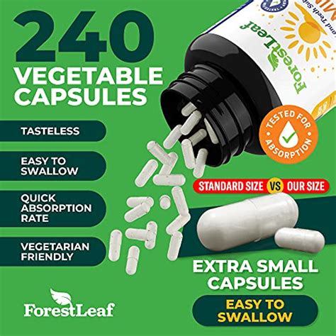 Forestleaf Vitamin D3 50 000 Iu Weekly Supplement 240 Vegetable Vitamin D Capsules For Bones