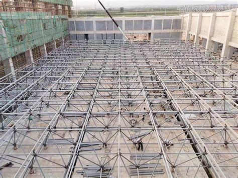 Steel Grid Structure Large Span Space Grid Structure For Sale