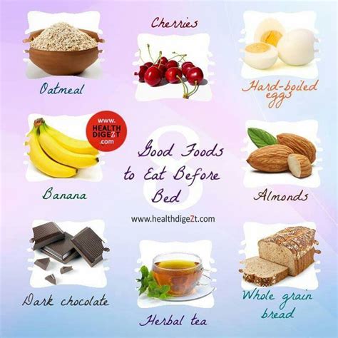 Foods To Eat Before Bed Healthy Bedtime Snacks Healthy Snacks Before Bed Healthy Late Night