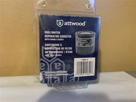 4attwood Marine Boat Fuel Water Separator Canisters With Double Gasket