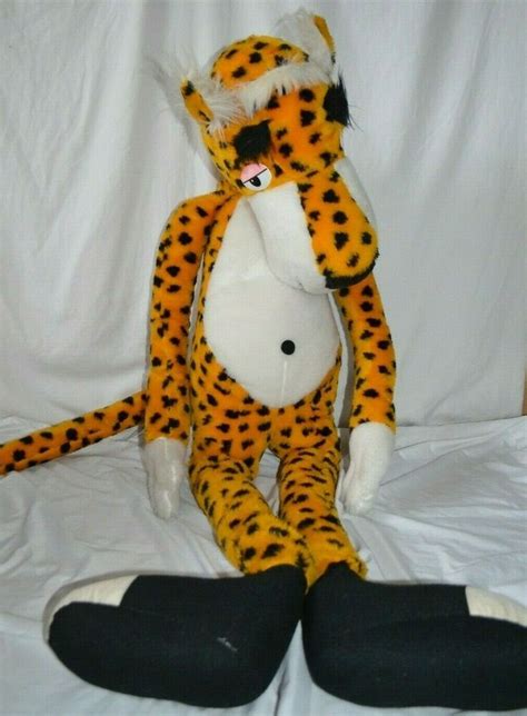 Huge Vintage Chester Cheetah 58 Plush Life Size Jumbo Large Cheetos