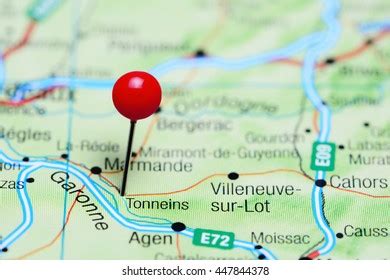 Tonneins Pinned On Map France Stock Photo Shutterstock