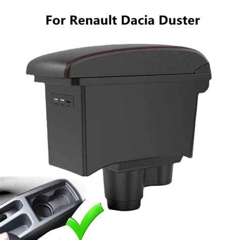 Car Armrest Box For Renault Dacia Duster 2 3 2019 2020 2021 2022