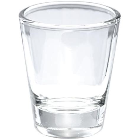 Karan Shot Glasses Round 1 5 Oz Heavy Base Clear Glass Set Of 4 Ebay