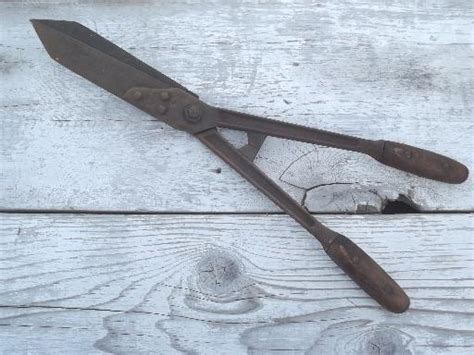 Antique Wiss Garden Shears Vintage Hand Hedge Clippers Loppers