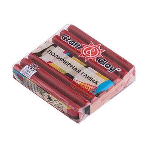 Полимерная глина Craft&Clay 1050 фалунский красный, 52 г - купить с ...