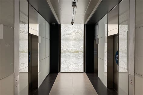 Backlit Onyx Elevator Lobby Walls Gpi Design