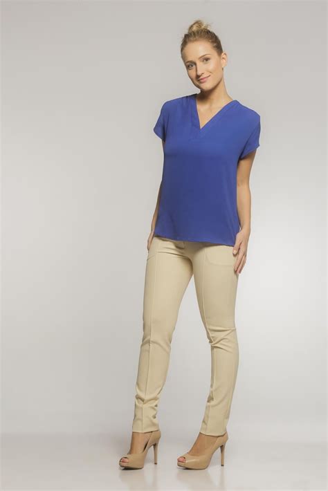 Calça Social Feminina Nude Unique Alfaiataria