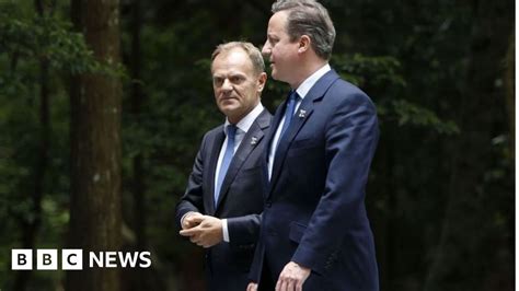 Brexit David Cameron Warned By Donald Tusk Over Stupid Referendum