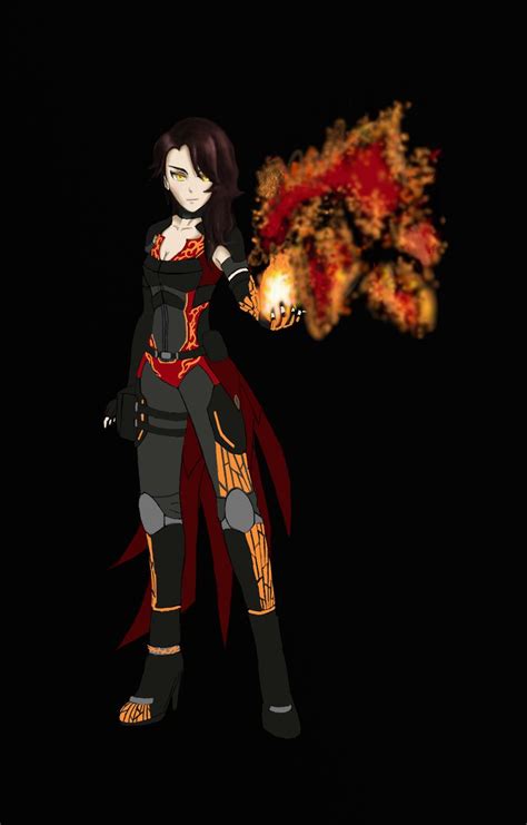 Cinder Fall Armored Attire Color Base By Acgearmaker On Deviantart