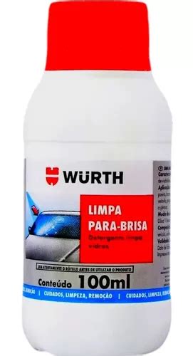 Limpa Para Brisa Wurth Ml Fluido Limpeza De Parabrisa Mercadolivre