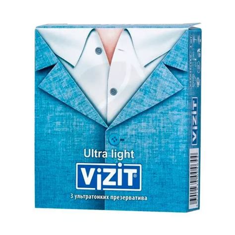 Vizit Ultra Light презервативы ультратонкие, №3 — купить по выгодным ...