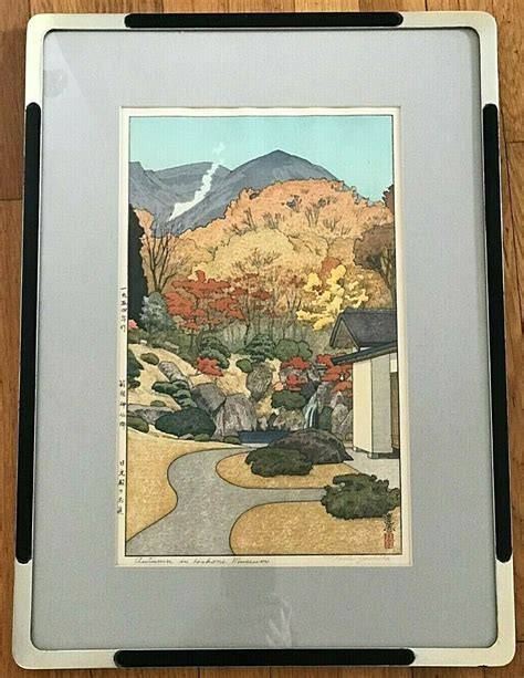 Autumn In Hakone Museum By Toshi Yoshida Shin Hanga Japanese Woodblock