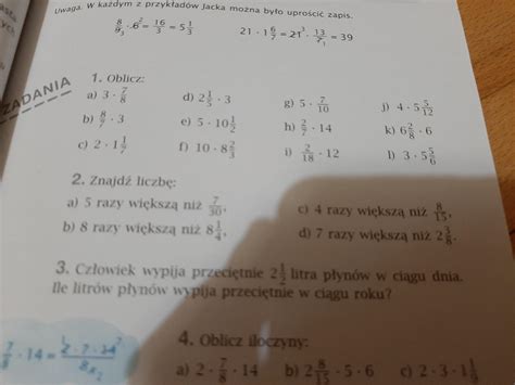 Zadanie Strona Matematyka Klasa