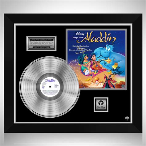 Aladdin 1992 - Original Motion Picture Soundtrack Platinum LP Limited Signature Edition Custom ...