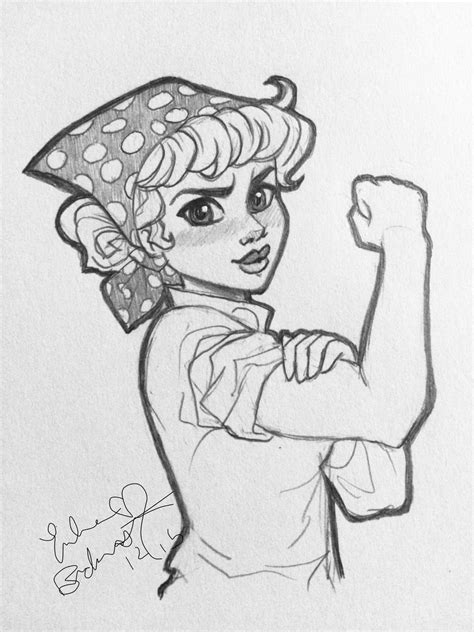 Rosie The Riveter By Girlwhohateswaiting On Deviantart