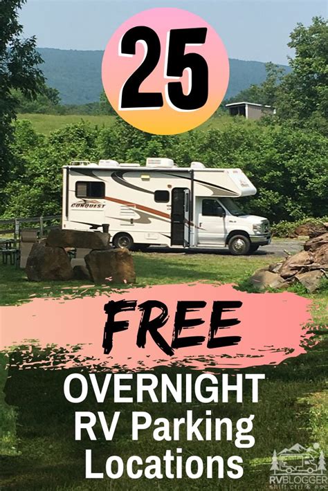 25 Free Overnight Rv Parking Locations Rvblogger