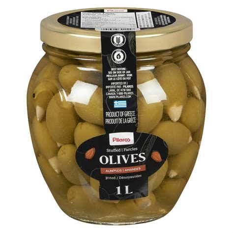 Olives Vertes Farcies Aux Amandes Lt