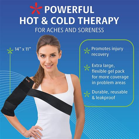 Therapaq Reusable Ice Pack Large X Inch Hot Cold Gel Pack W Adjustable Strap For Hip