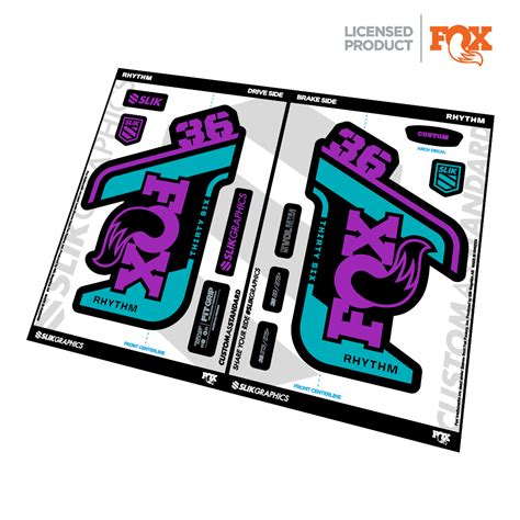 Fox Racing Shox Stickers