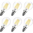 LVWIT 4W E14 G45 Small Edison Screw LED Filament Bulb 6 Pack Non