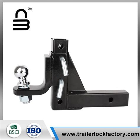 China Adjustable Trailer Drop Hitch Ball Mount Receiver With