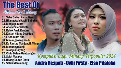 The Best Of Album Pop Minang Lagu Minang Terpopuler Album