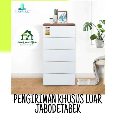 Jual Odc Modern Olymplast Drawer Cabinet Lemari Plastik Kabinet