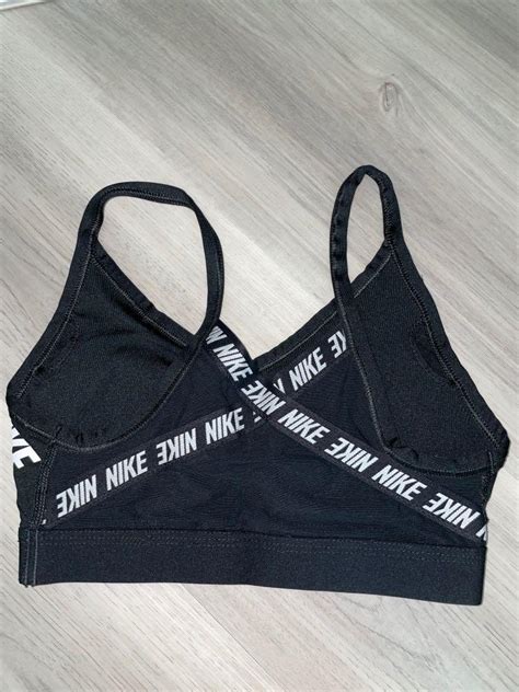 Nike Indy Logo Sports Bra Womens Fashion Activewear On Carousell