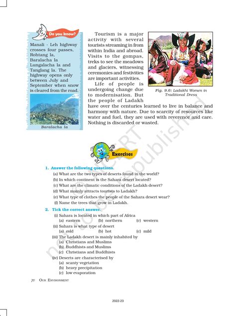 NCERT Book For Class 7 Social Science Geography Chapter 9 Life In The